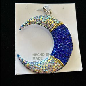 925 Sterling Silver Moon Pendant